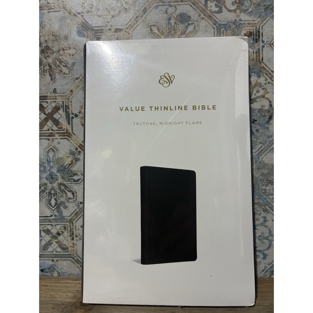 New In Package ESV Value Thin line Bible Trutone Midnight Flame